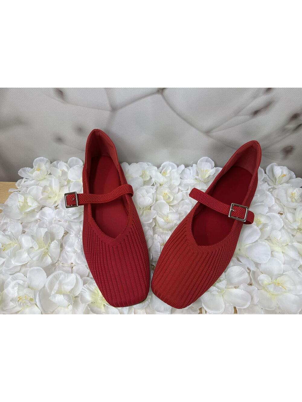 NEW with tag Red flats, memory soles - Picture 3 of 8